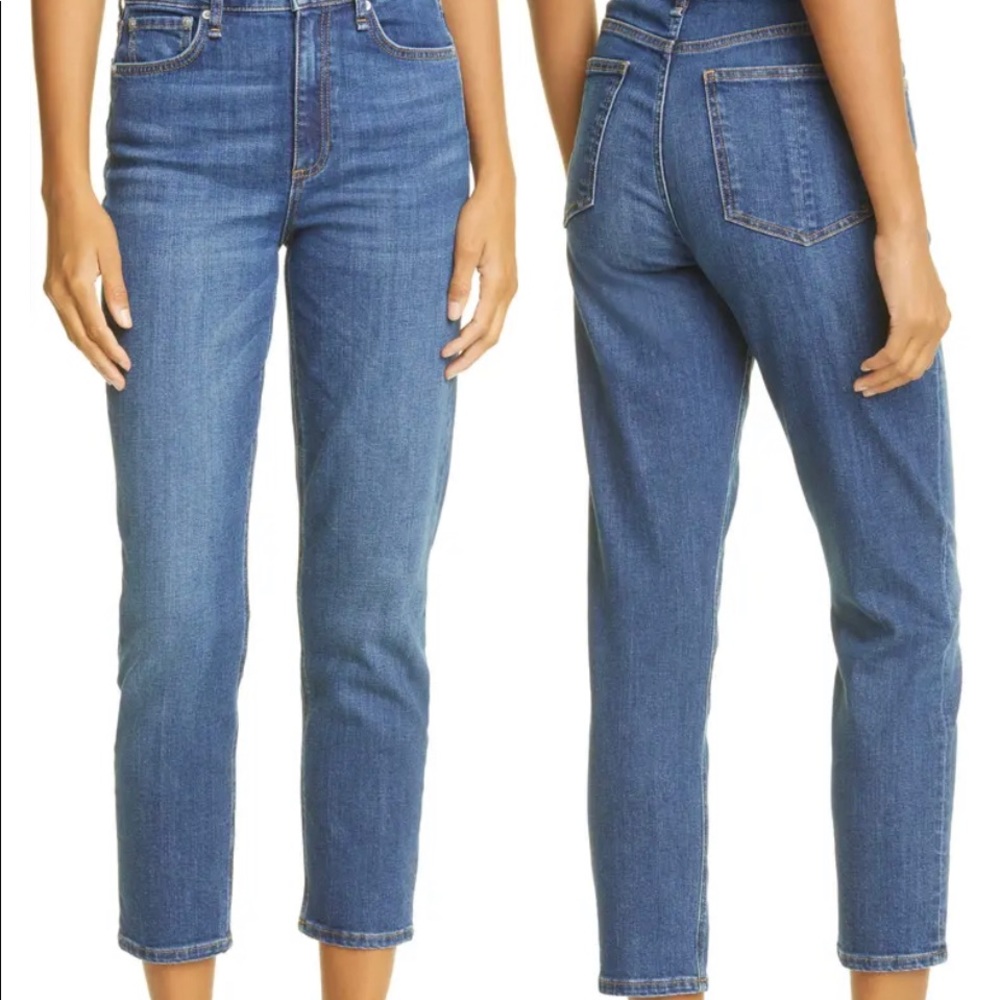 Rag & Bone Nina High Waist Ankle Cigarette Jeans